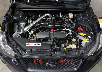 HPS Shortram Air Intake Kit 2011-2016 Subaru Forester 2.5L Non Turbo, Includes Heat Shield, Red