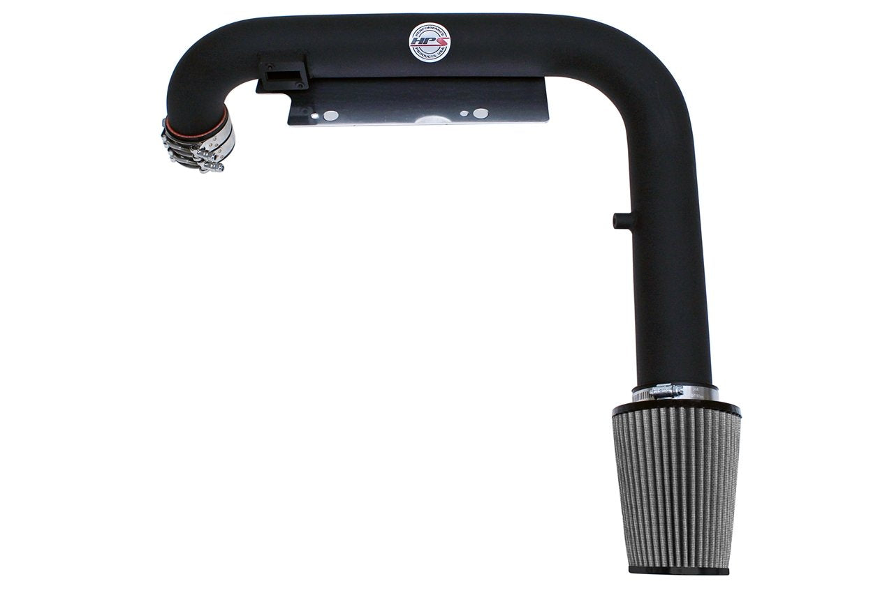 HPS Performance Shortram Air Intake Kit 2006-2008 Volkswagen EOS 2.0T Turbo FSI Auto Trans., Includes Heat Shield, Black