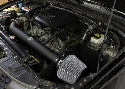 HPS Shortram Air Intake Kit 2005-2012 Nissan Pathfinder 4.0L V6, Includes Heat Shield, Black