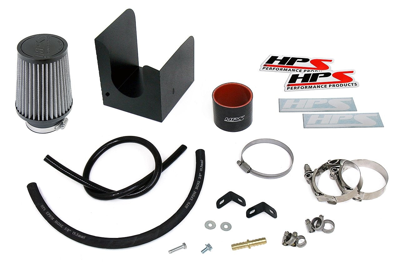 HPS All-New Shortram Air Intake Kit with Heat Shield 2015-2020 Honda Fit 1.5L , 827-704