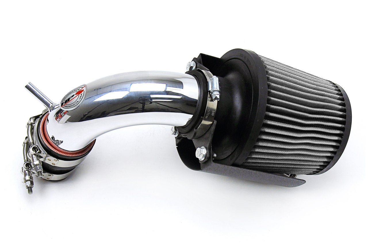 HPS Shortram Air Intake Kit 2014-2015 Ford Fiesta 1.6L Non Turbo, Includes Heat Shield, Polish