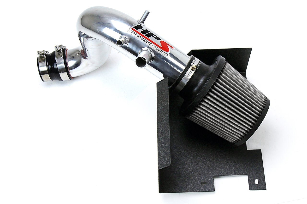 HPS Shortram Air Intake Kit 2011-2015 Kia Optima 2.0L Turbo, Includes Heat Shield, Polish