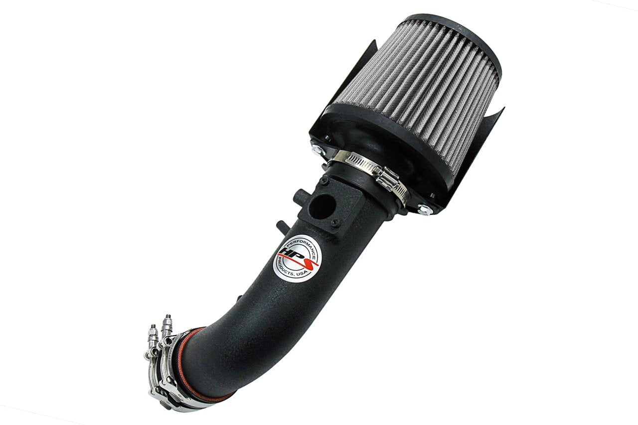 HPS Performance Shortram Air Intake Kit 2007-2009 Honda CR-V 2.4L, Includes Heat Shield, Black