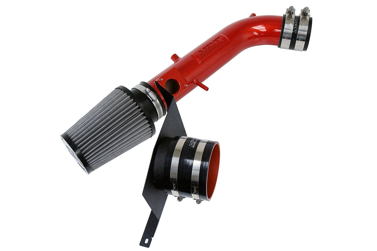 HPS Performance Shortram Air Intake Kit 2001-2005 Lexus IS300 3.0L, Includes Heat Shield, Red