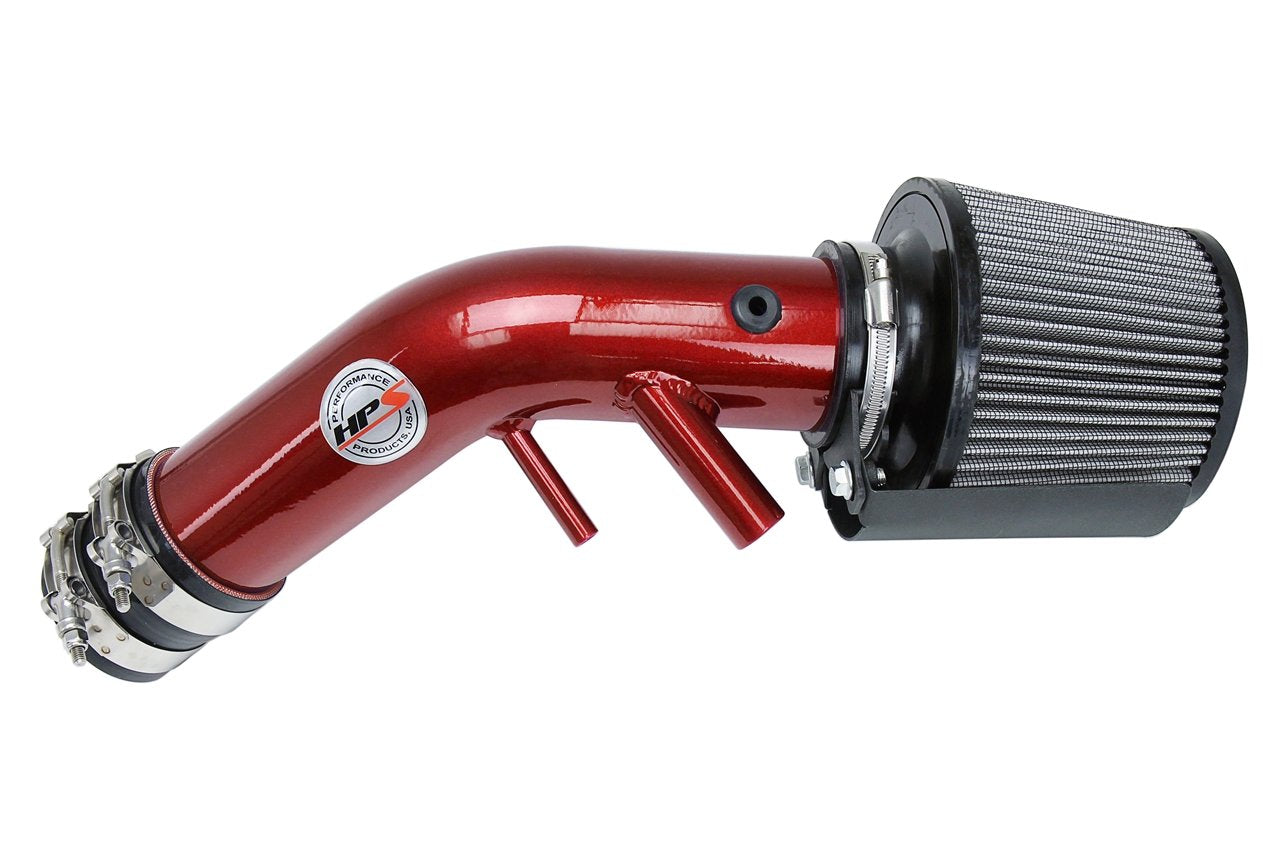 HPS Shortram Air Intake Kit 2015-2017 Hyundai Sonata Eco 1.6L Turbo, Includes Heat Shield, Red