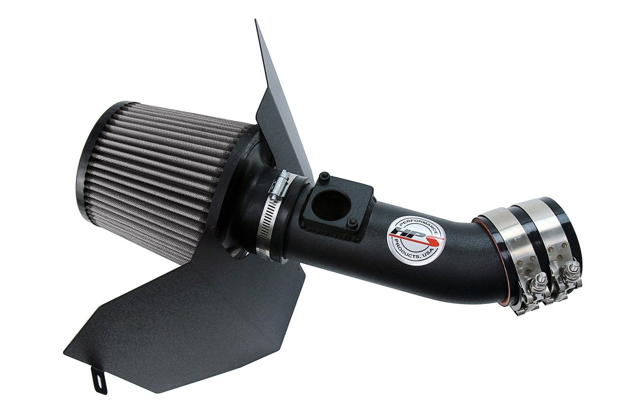 HPS Shortram Air Intake Kit 2006-2007 Subaru WRX 2.5L Turbo, Includes Heat Shield, 827-606