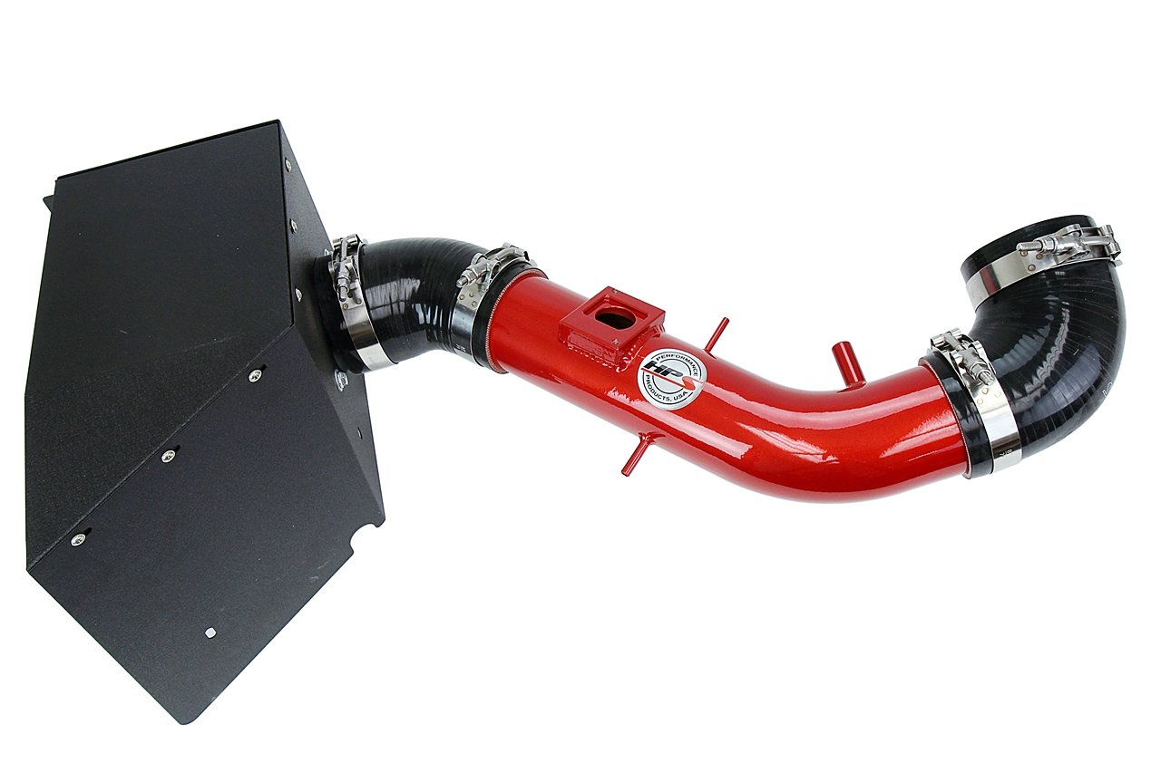 HPS Performance Shortram Air Intake Kit 2003-2004 Lexus GX470 4.7L V8, Includes Heat Shield, Red