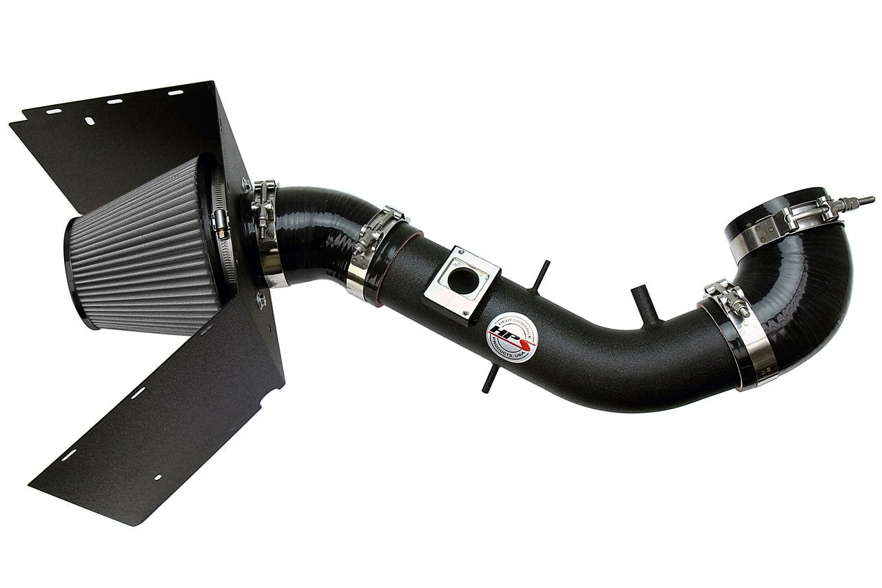 HPS Performance Shortram Air Intake Kit 2003-2004 Lexus GX470 4.7L V8, Includes Heat Shield, Black