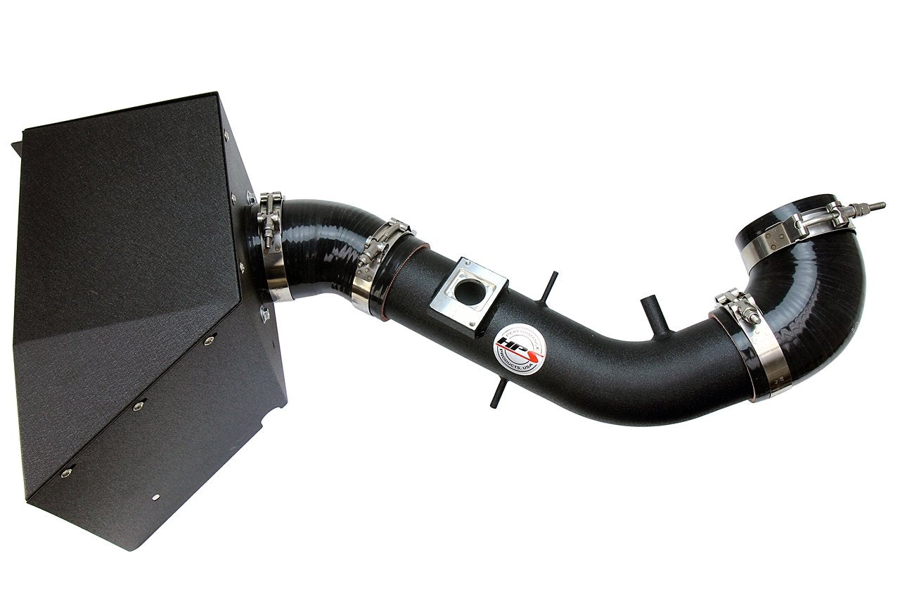 HPS Performance Shortram Air Intake Kit 2003-2004 Lexus GX470 4.7L V8, Includes Heat Shield, Black