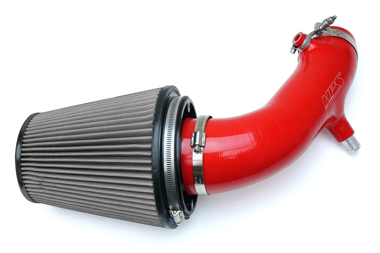 HPS Performance Shortram Air Intake Kit 2000-2003 Honda S2000 AP1 2.0L, Red