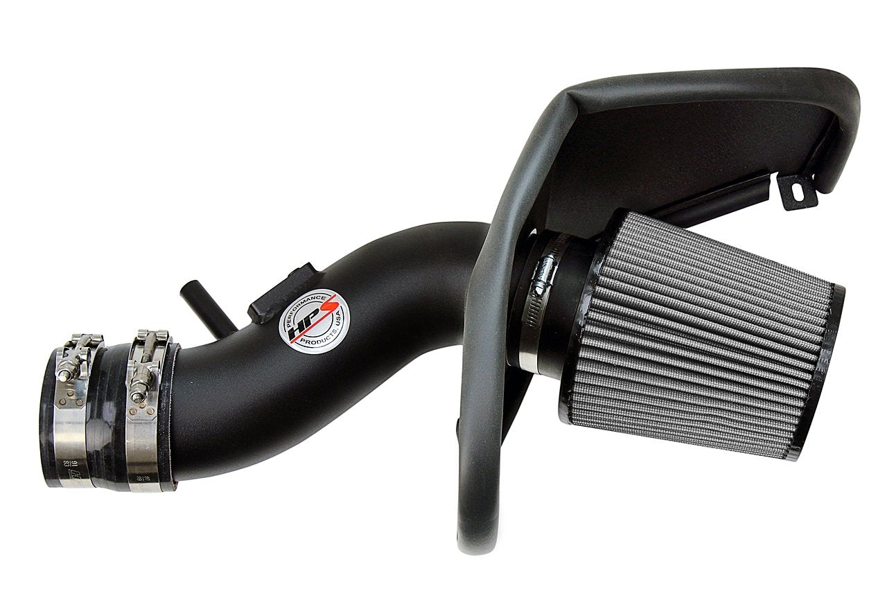 HPS Shortram Air Intake Kit 2017-2018 Honda Ridgeline 3.5L V6, Includes Heat Shield, Black