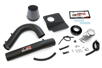 HPS Shortram Air Intake Kit 2011-2018 Dodge Charger 3.6L V6, Includes Heat Shield, Black