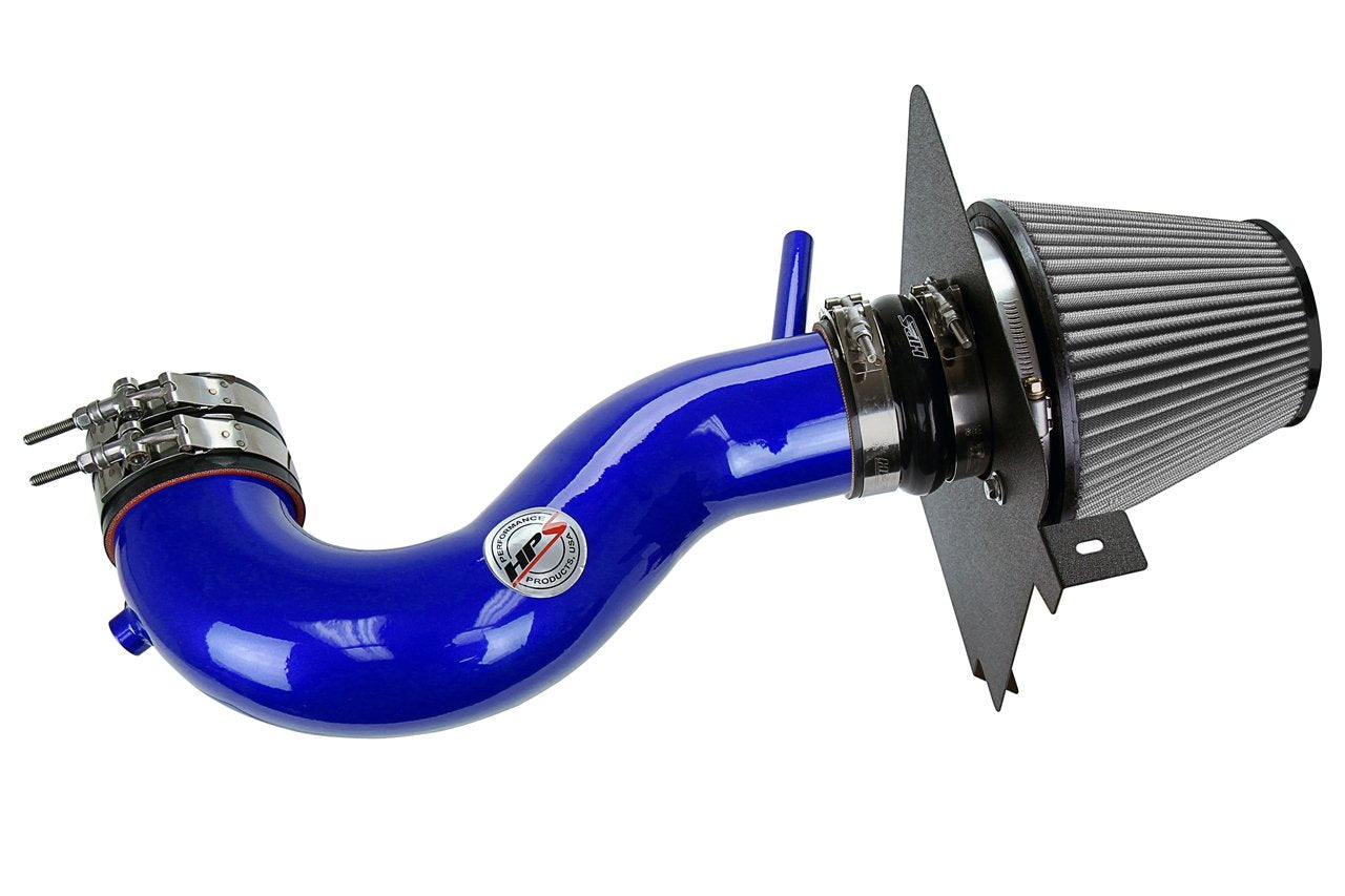 HPS Performance Shortram Air Intake Kit 2006-2010 Dodge Charger 5.7L V8, Includes Heat Shield, Blue