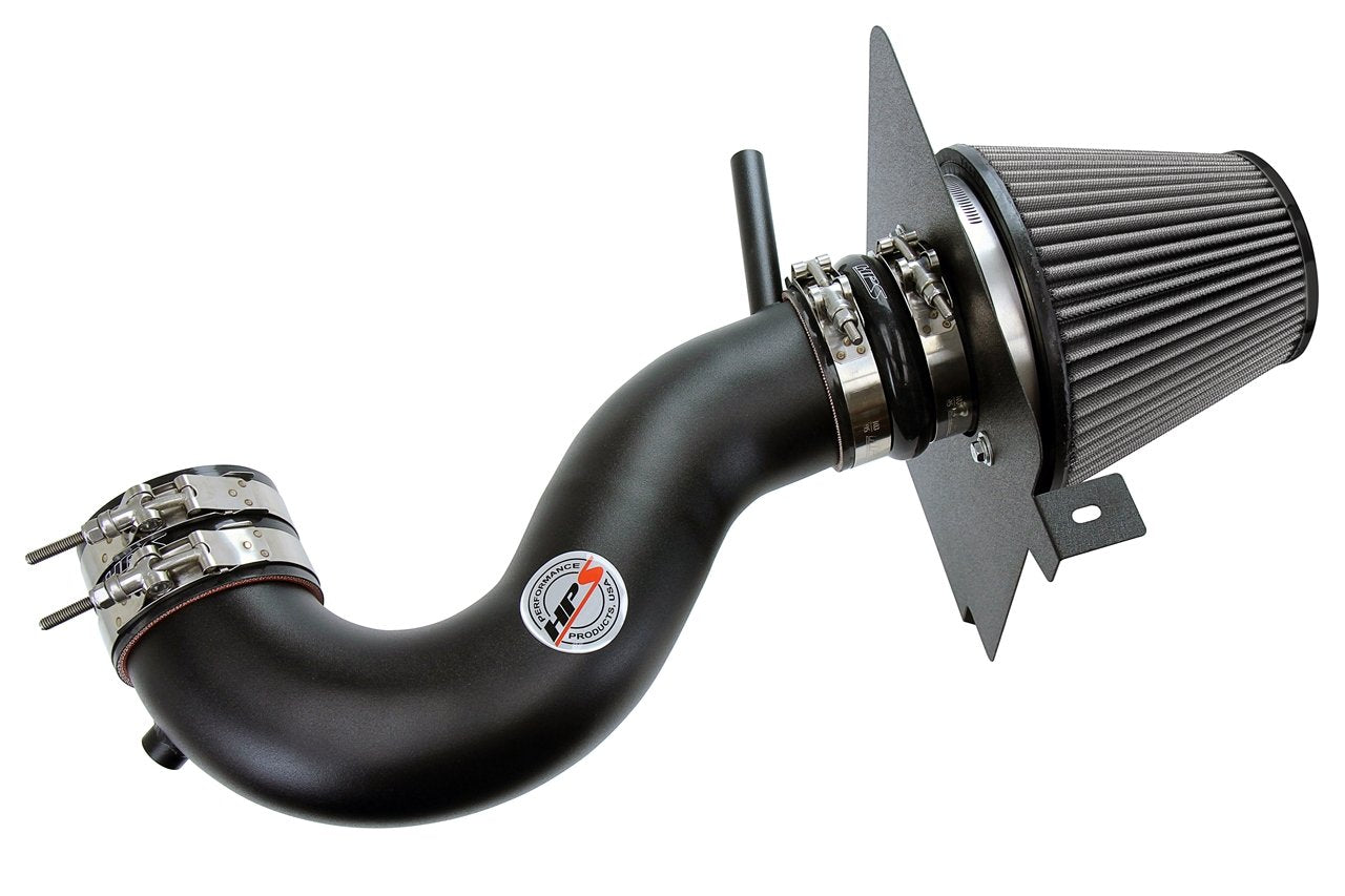 HPS Performance Shortram Air Intake Kit 2006-2010 Dodge Charger 5.7L V8, Includes Heat Shield, Black