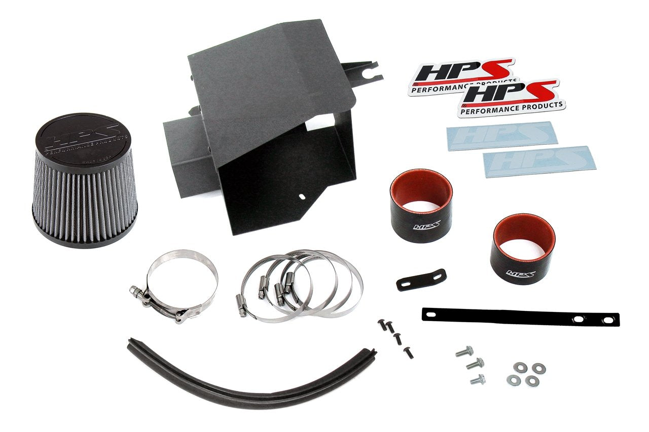 HPS Cold Air Intake Kit 2011-2013 BMW 335i 3.0L Turbo N55, Includes Heat Shield, 827-628