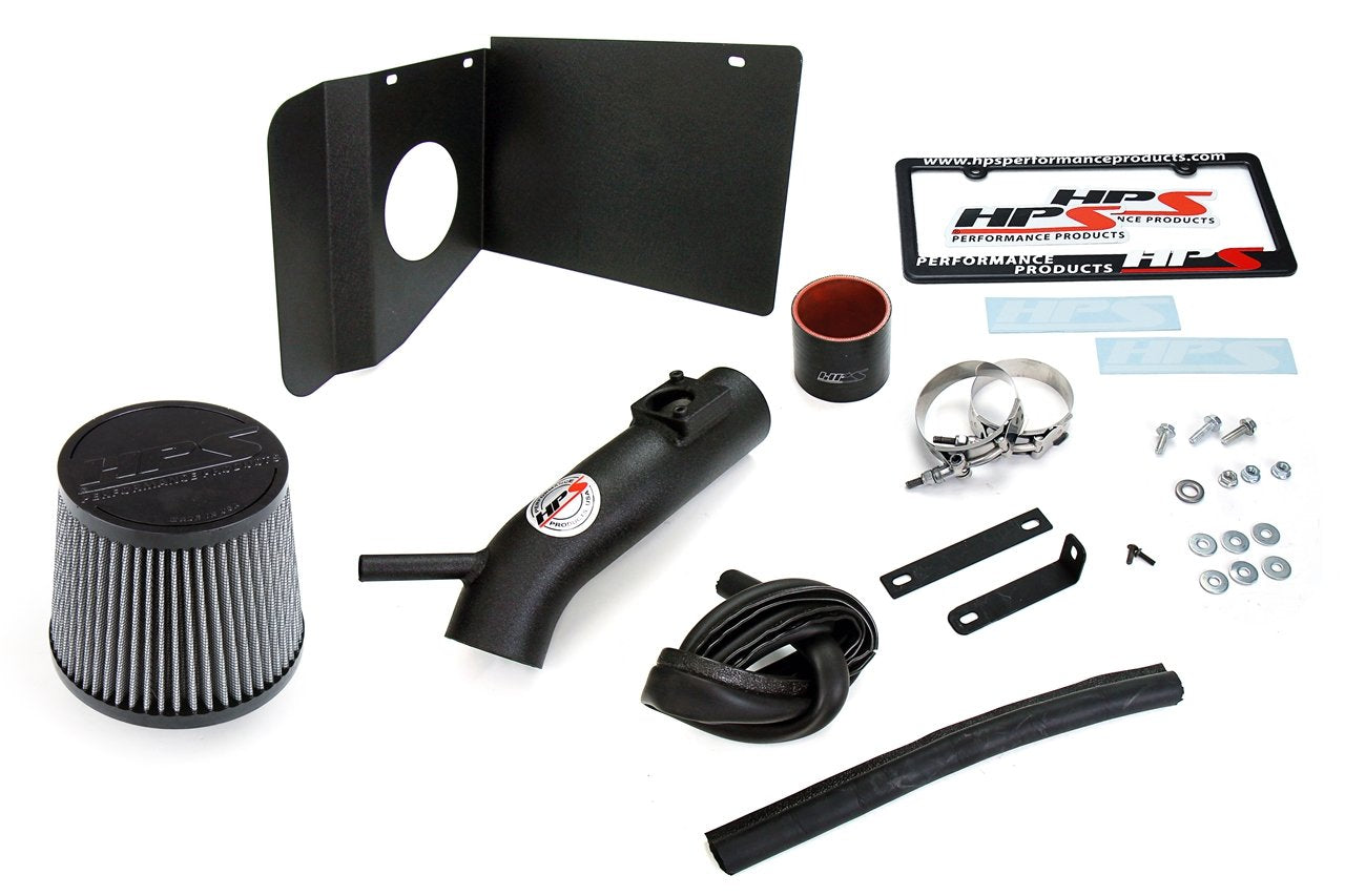 HPS Shortram Air Intake Kit 2018-2019 Toyota C-HR 2.0L, Includes Heat Shield, Black