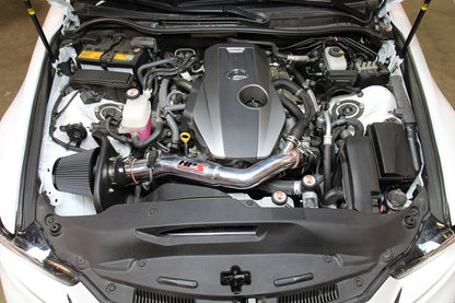 HPS Shortram Air Intake Kit 2018-2019 Lexus RC300 2.0L Turbo, Includes Heat Shield, Blue