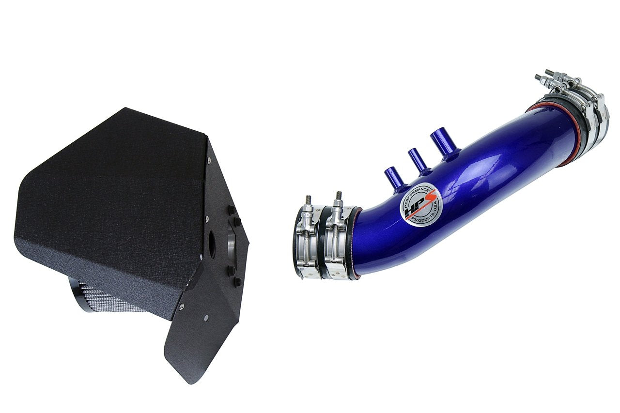 HPS Performance Shortram Air Intake Kit 1989-1995 Toyota 4Runner 3.0L V6, Includes Heat Shield, Blue