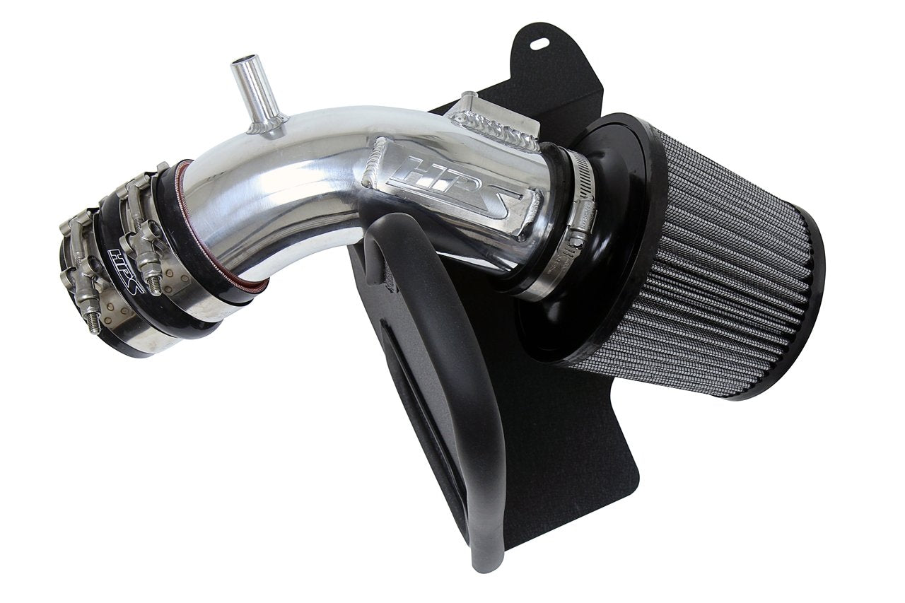 HPS Shortram Air Intake Kit 2018-2019 Toyota Camry 2.5L, Includes Heat Shield, Polish