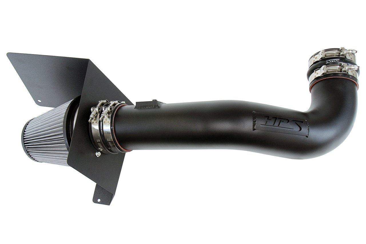 HPS Shortram Air Intake Kit 2009-2014 GMC Yukon 4.8L 5.3L 6.2L V8, Includes Heat Shield, 827-667