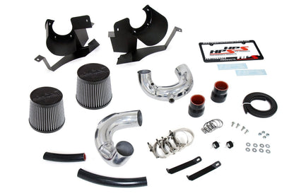 HPS Shortram Air Intake Kit 2018-2019 Kia Stinger 3.3L V6 Twin Turbo, Includes Heat Shield, Polish