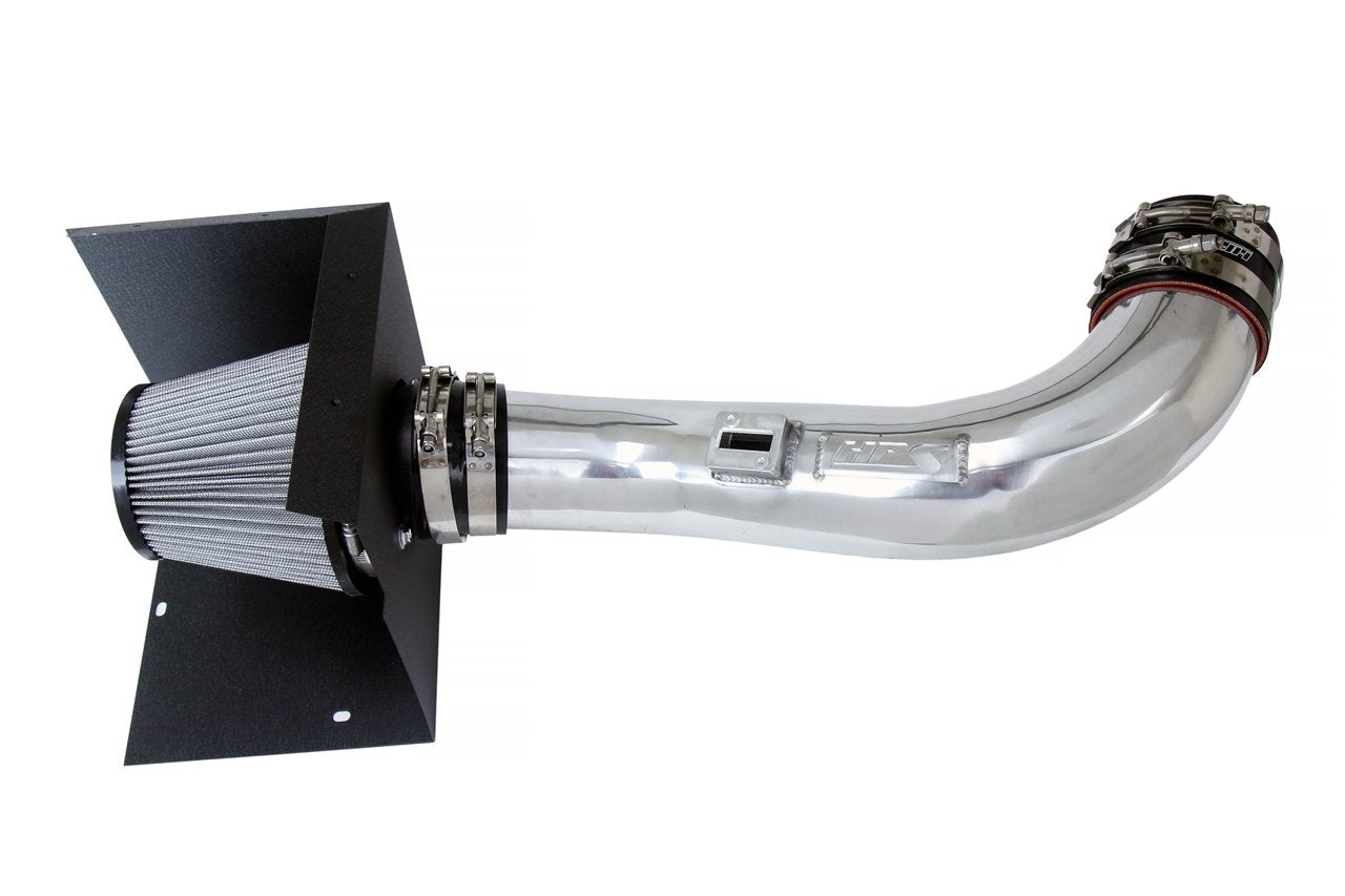 HPS Cold Air Intake Kit with Heat Shield Chevy 2017-2019 Silverado 2500 HD 6.6L V8 Duramax Diesel Turbo L5P