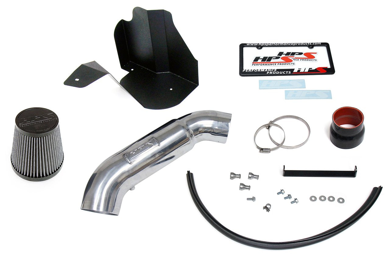 HPS Shortram Air Intake Kit 2012-2015 Audi A7 Quattro 3.0L Supercharged (C7), Includes Heat Shield