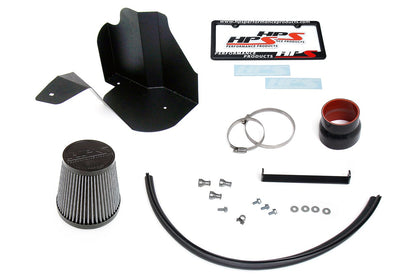 HPS Shortram Air Intake Kit 2012-2015 Audi A6 Quattro 3.0L Supercharged (C7), Includes Heat Shield