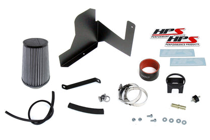 HPS Shortram Air Intake Kit with Heat Shield Subaru 2017-2024 Impreza 2.0L Non Turbo, 827-684