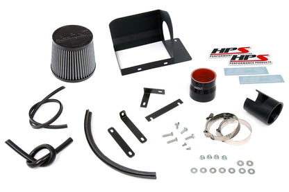HPS Performance HPS Shortram Air Intake Kit 2014-2018 Mazda Mazda3 2.0L, Skyactiv, Includes Heat Shield, 827-686