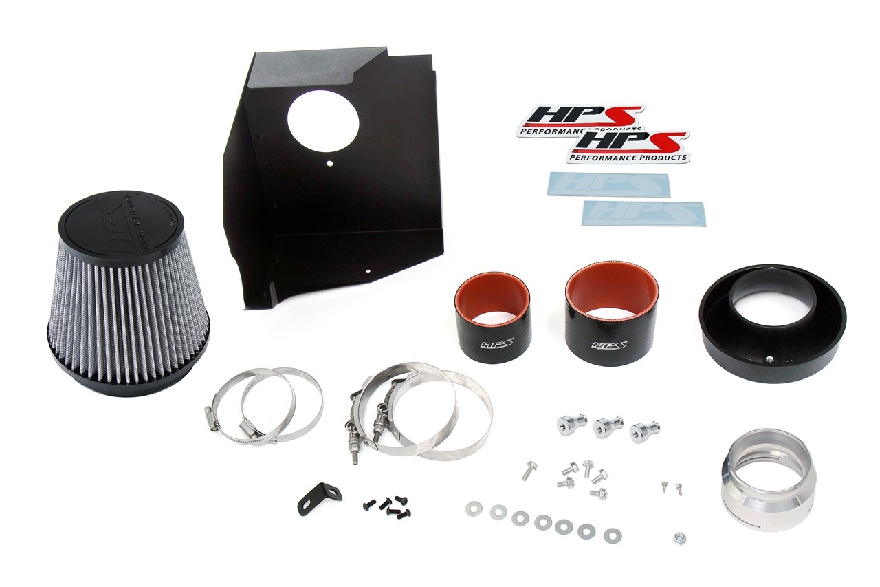 HPS Cold Air Intake Kit with Heat Shield Toyota 2020-2021 GR Supra 3.0L Turbo, 827-697