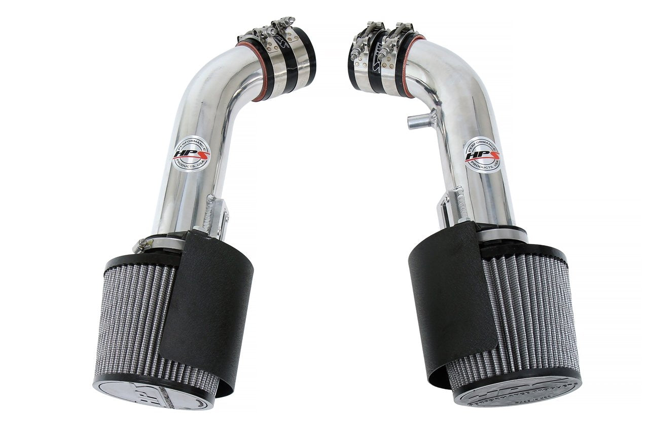 HPS Performance HPS Shortram Air Intake Kit Nissan 2009-2020 370Z 3.7L V6, Includes Heat Shield, 827-706