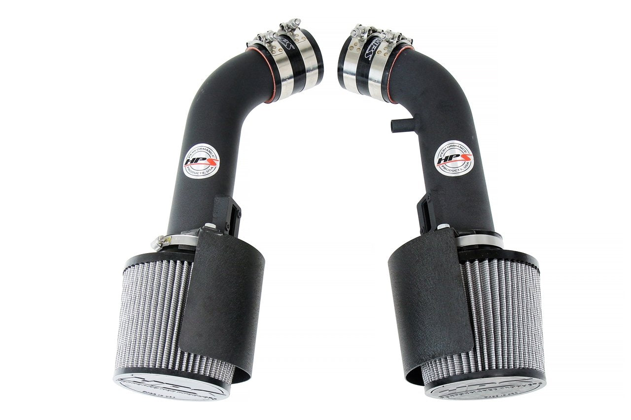 HPS Shortram Air Intake Kit Nissan 2009-2020 370Z 3.7L V6, Includes Heat Shield, 827-706