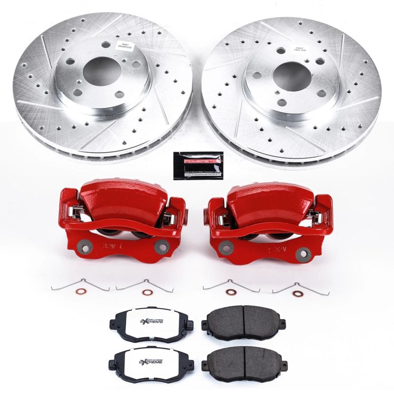 PowerStop PSB Z26 Street Kit w/Cals Brakes, Rotors & Pads Brake Kits - Performance D&S main image