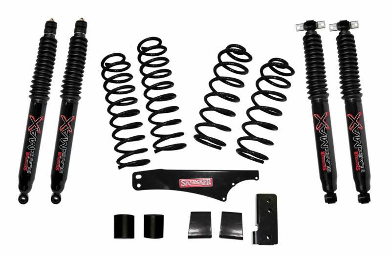 Skyjacker 2007-2017 Jeep Wrangler (JK) Suspension Lift Kit w/ Shock JK25BPBSR Main Image