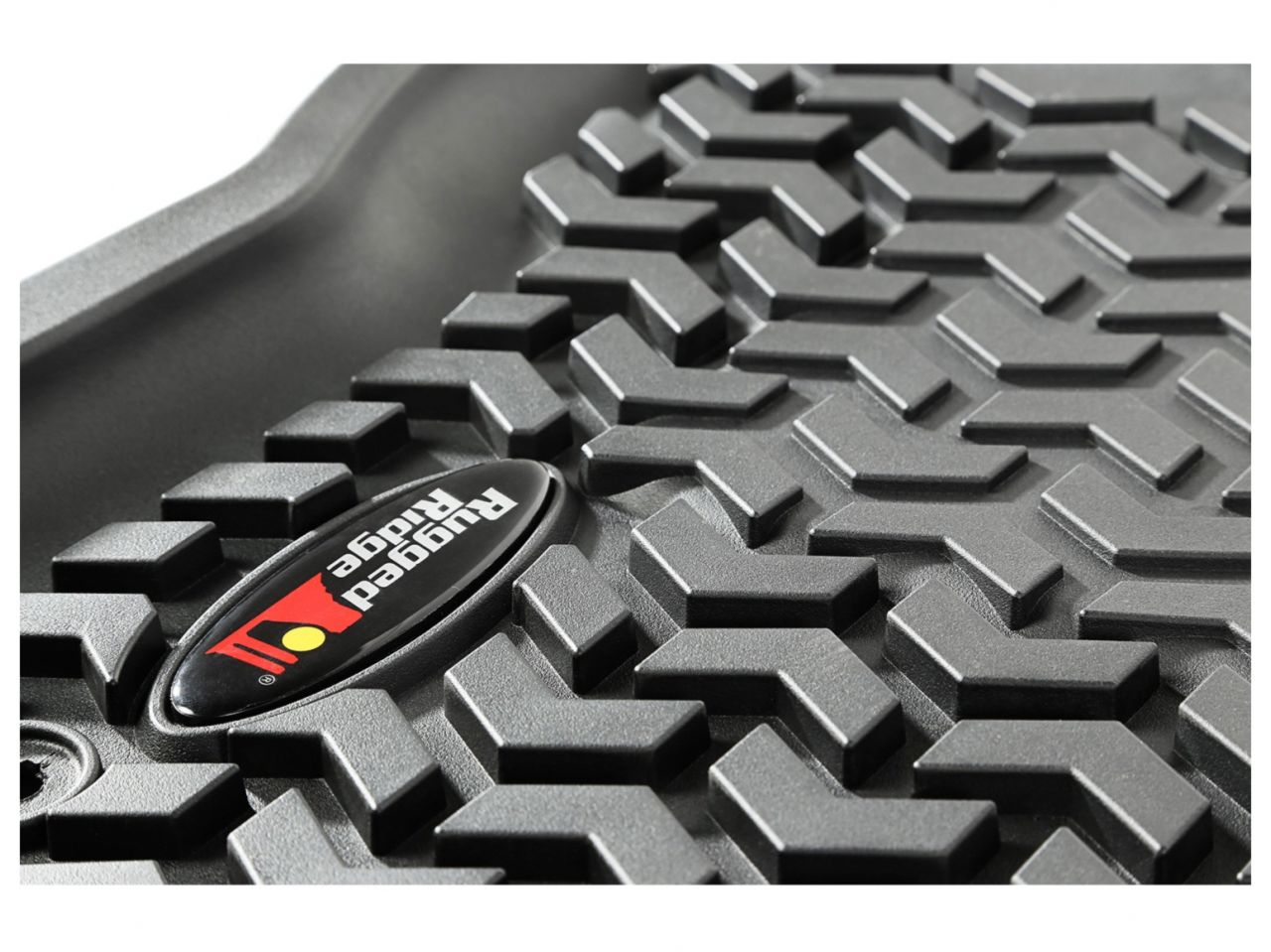 Rugged Ridge All Terrain Floor Liner Kit, Black; 15-18 Ford F-150