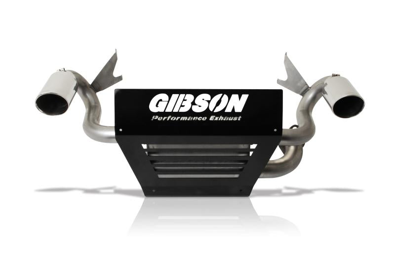 Gibson 16-18 Polaris RZR XP Turbo EPS Base 2.25in Dual Exhaust - Stainless 98025 Main Image