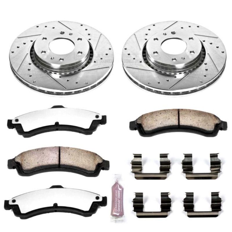 PowerStop PSB Z36 Truck & Tow Kit Brakes, Rotors & Pads Brake Kits - Performance D&S main image