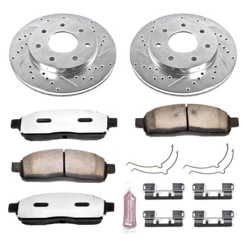 PowerStop PSB Z36 Truck & Tow Kit Brakes, Rotors & Pads Brake Kits - Performance D&S main image