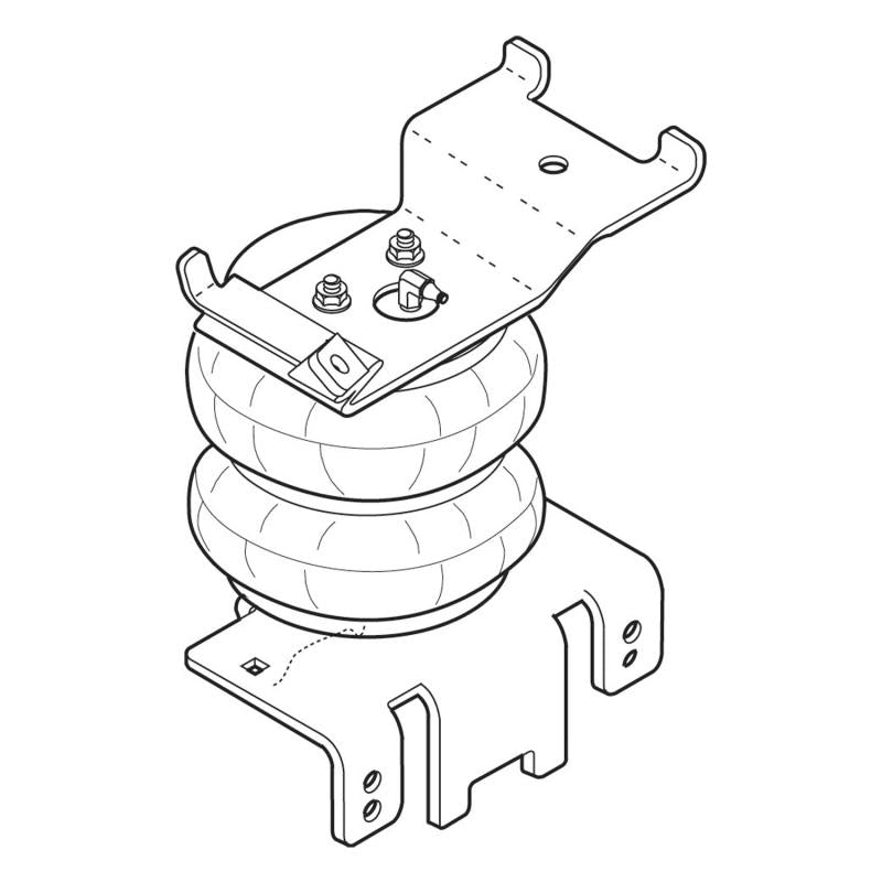 Firestone Ride-Rite Air Helper Spring Kit Rear 04-15 Nissan Titan 2WD/4WD (W217602355) 2355 Main Image