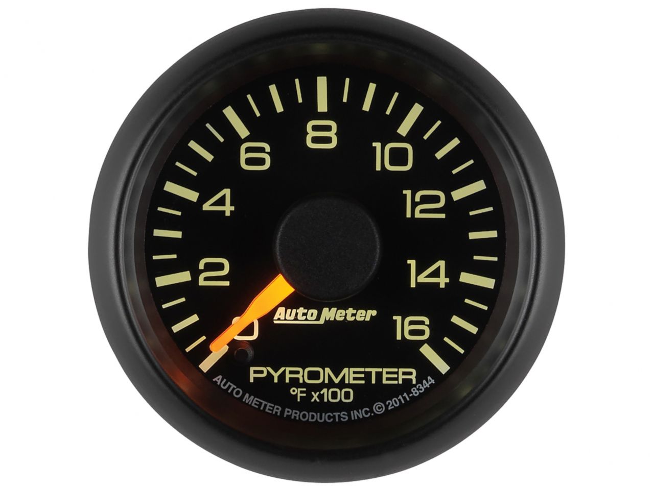 Autometer Gauge, Pyrometer (Egt), 2 1/16", 1600 Deg. F, Stepper Motor, Gm Factor