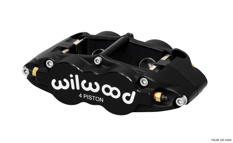 Wilwood Caliper-FSL4R 1.12/1.12" Pistons, 0.81" Disc