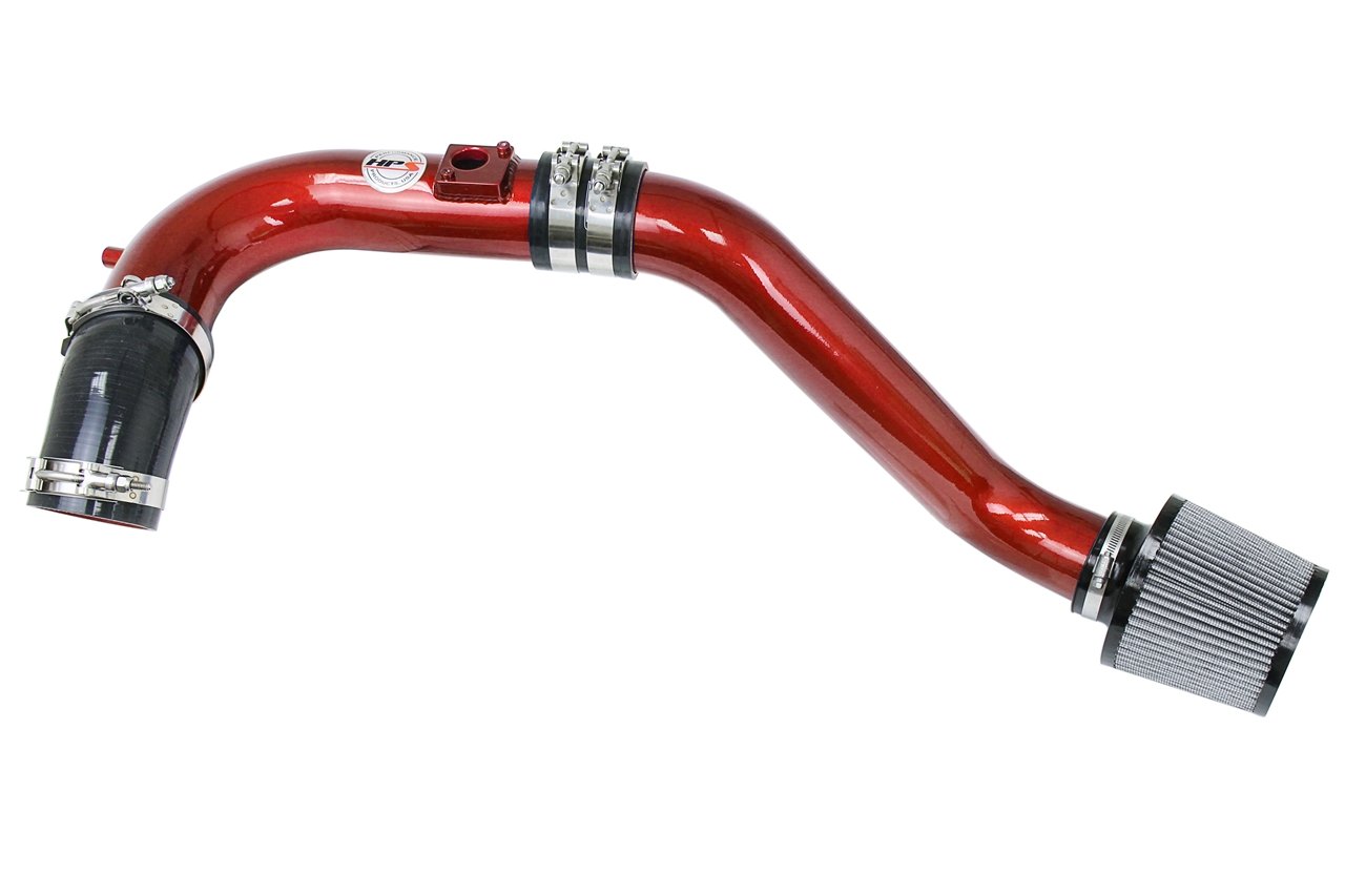 HPS Performance Cold Air Intake Kit 2008-2012 Honda Accord 2.4L, Converts to Shortram, Red