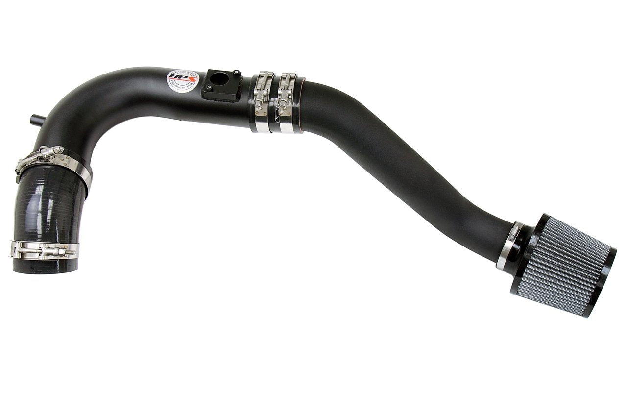 HPS Performance Cold Air Intake Kit 2008-2012 Honda Accord 2.4L, Converts to Shortram, Black