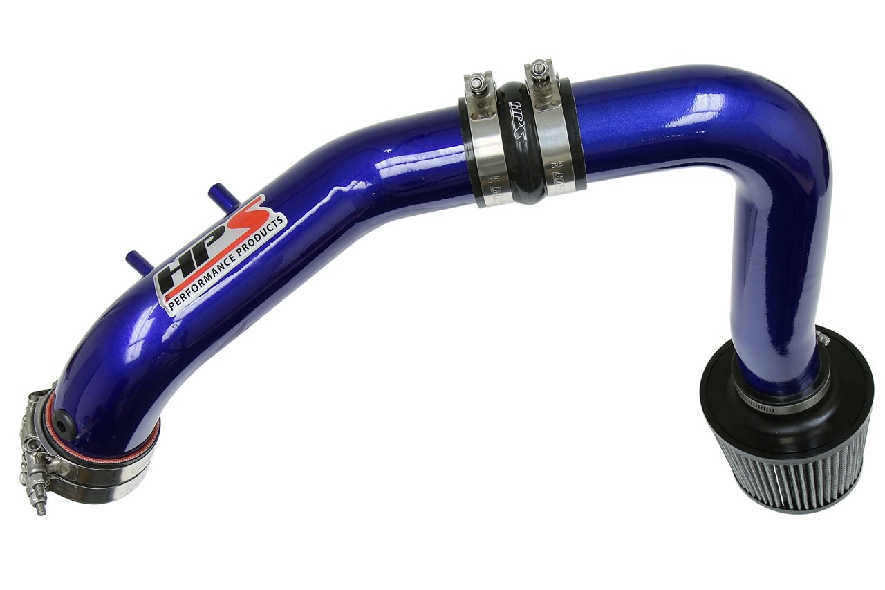 HPS Performance Cold Air Intake Kit 2004-2008 Acura TSX 2.4L, Converts to Shortram, Blue