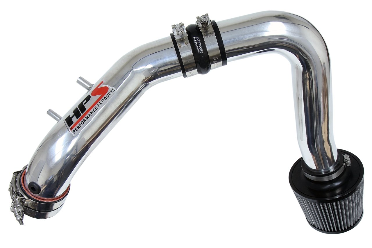 HPS Performance Cold Air Intake Kit 2004-2008 Acura TSX 2.4L, Converts to Shortram, Polish