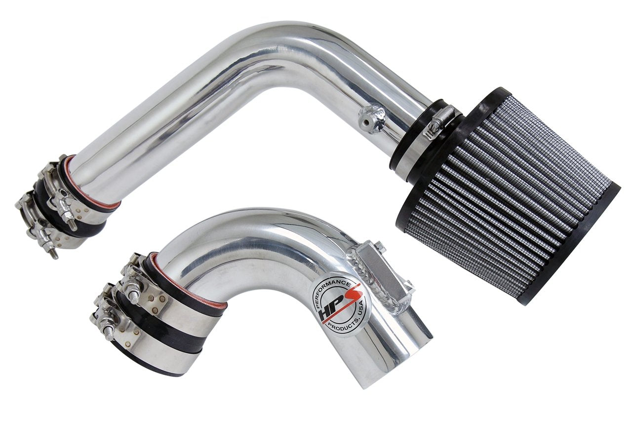 HPS Cold Air Intake Kit 2003-2009 Mazda Mazda3 2.0L 2.3L Non Turbo, Converts to Shortram, Polish