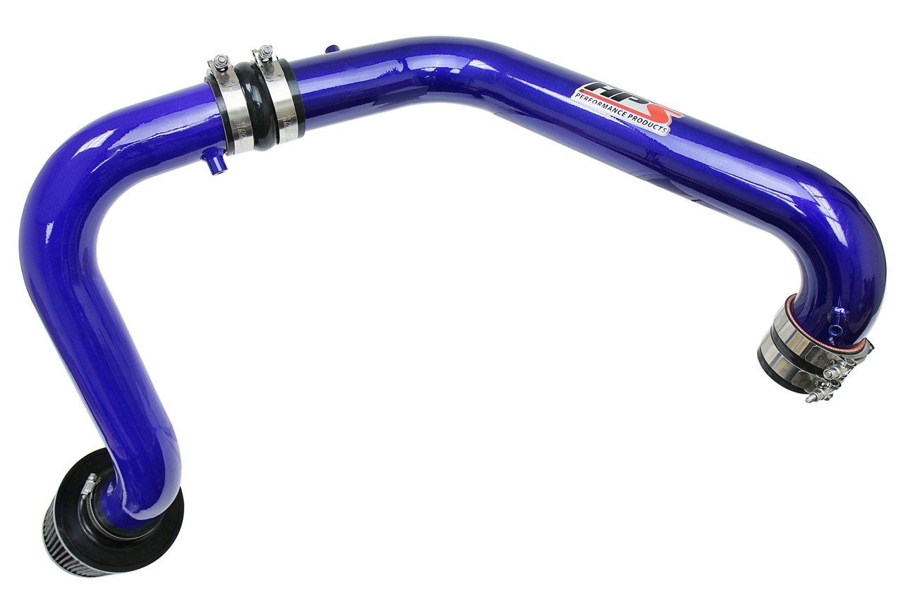 HPS Performance Cold Air Intake Kit 1996-2000 Honda Civic CX DX LX, Converts to Shortram, Blue