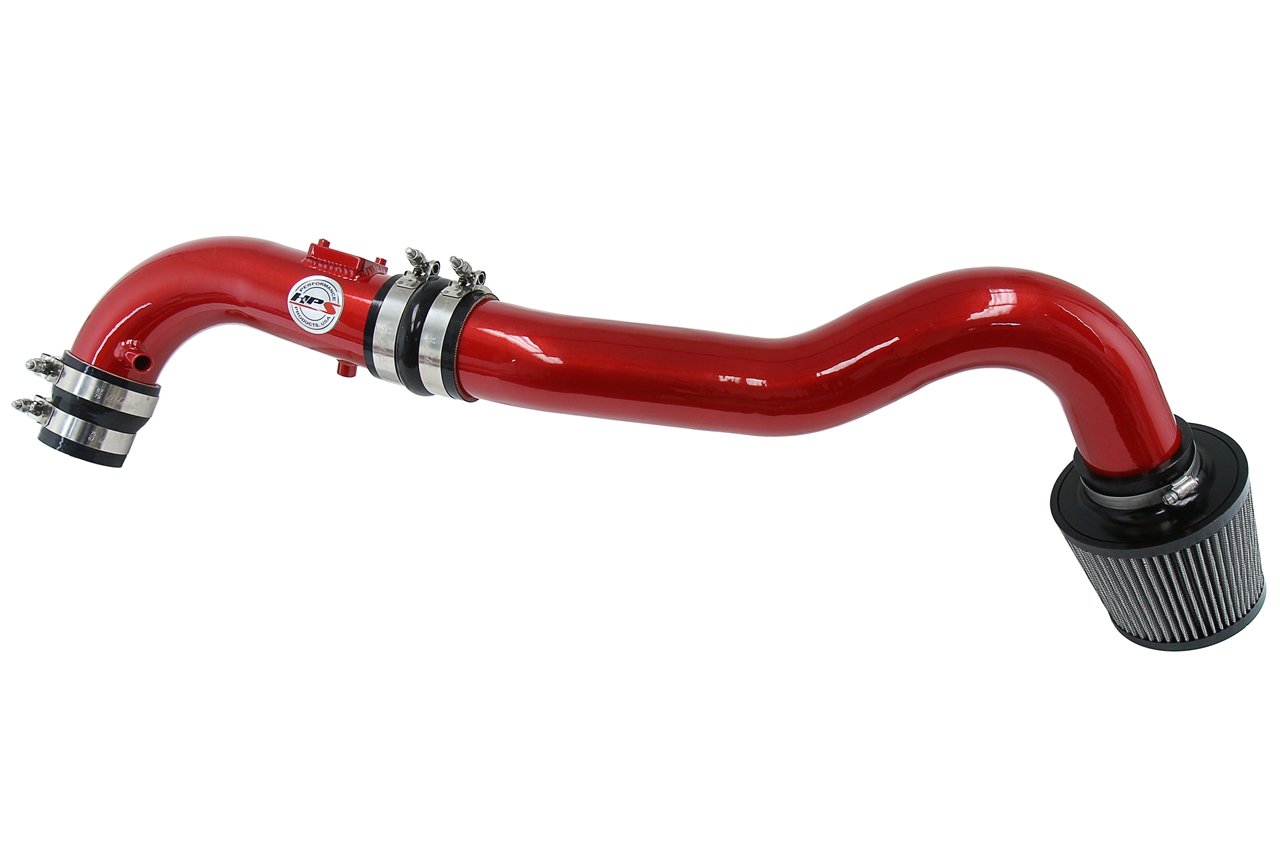 HPS Performance Cold Air Intake Kit 2008-2015 Scion xB 2.4L, Converts to Shortram, Red