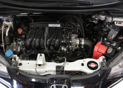 HPS Cold Air Intake Kit 2015-2018 Honda Fit 1.5L Manual Trans., Converts to Shortram, Black